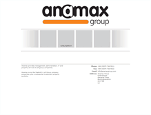 Tablet Screenshot of anamaxgroup.com